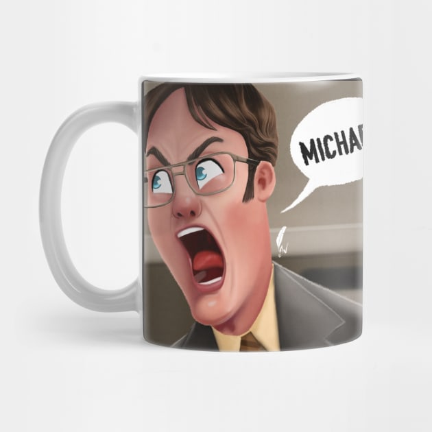 Dwight by Sketchian